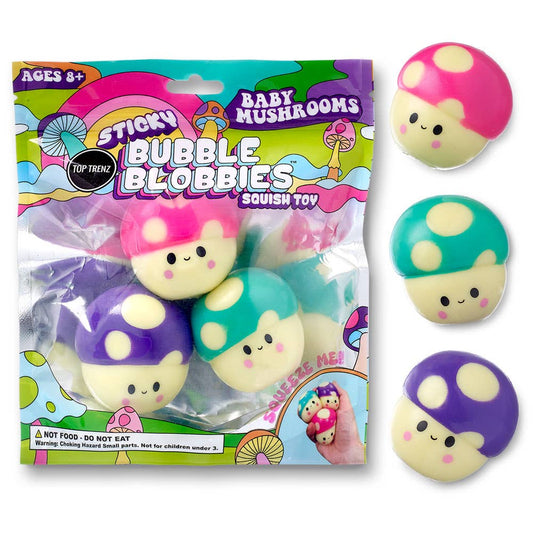 Sticky Bubble Blobbies Baby Mushrooms