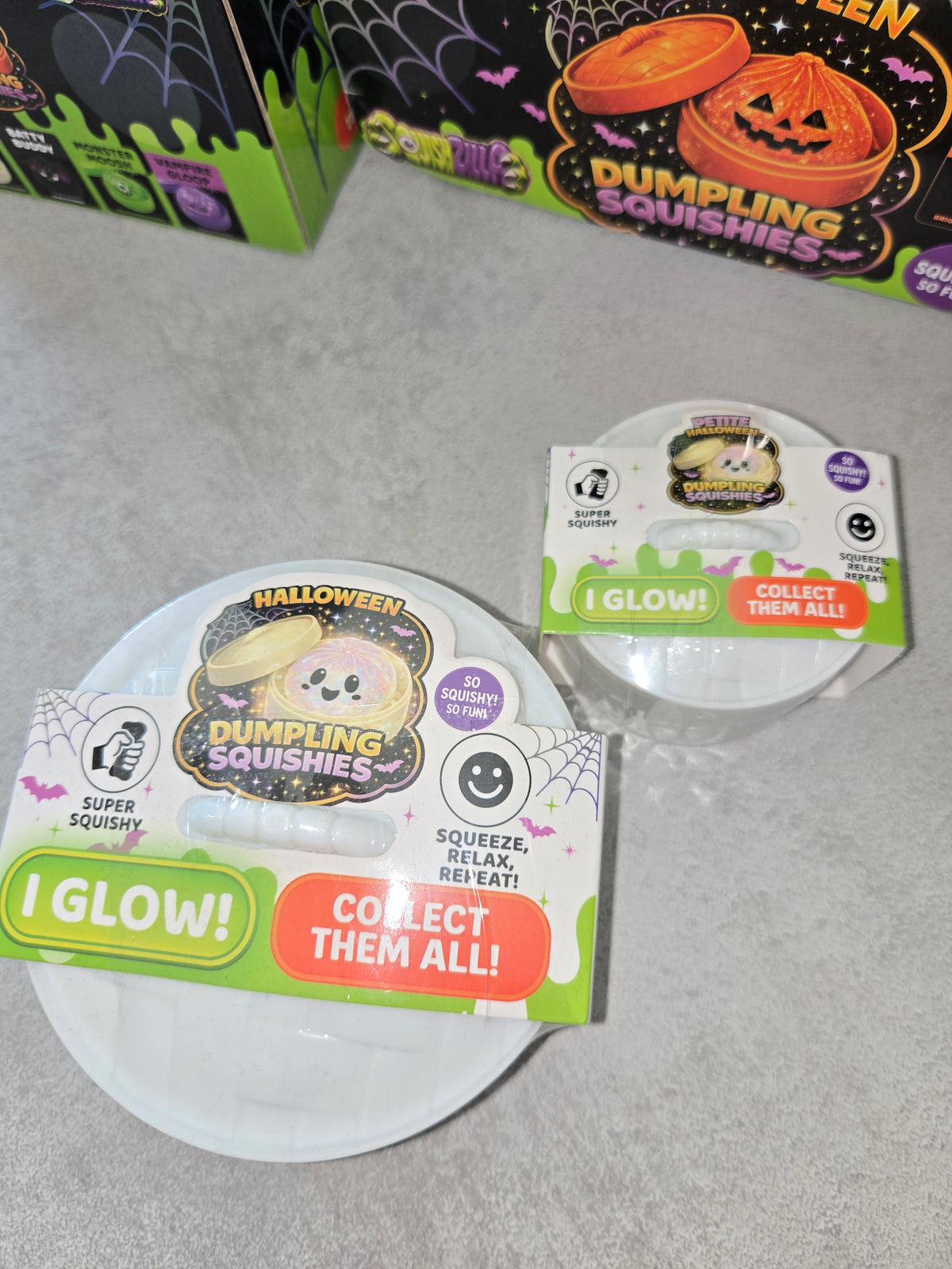 Set 1 large 1 mini !! Limited edition HALLOWEEN edition dumpling