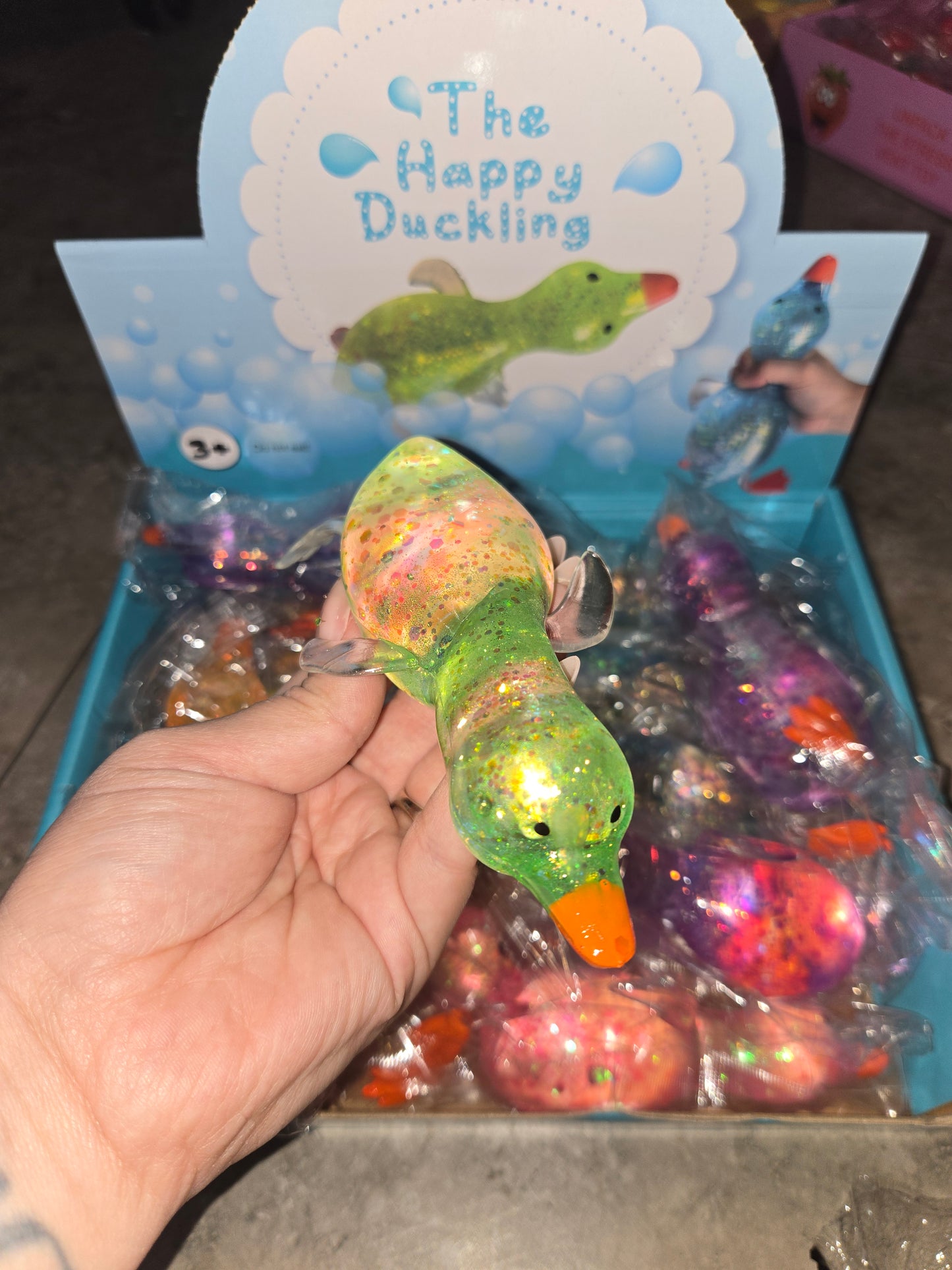Glitter duck