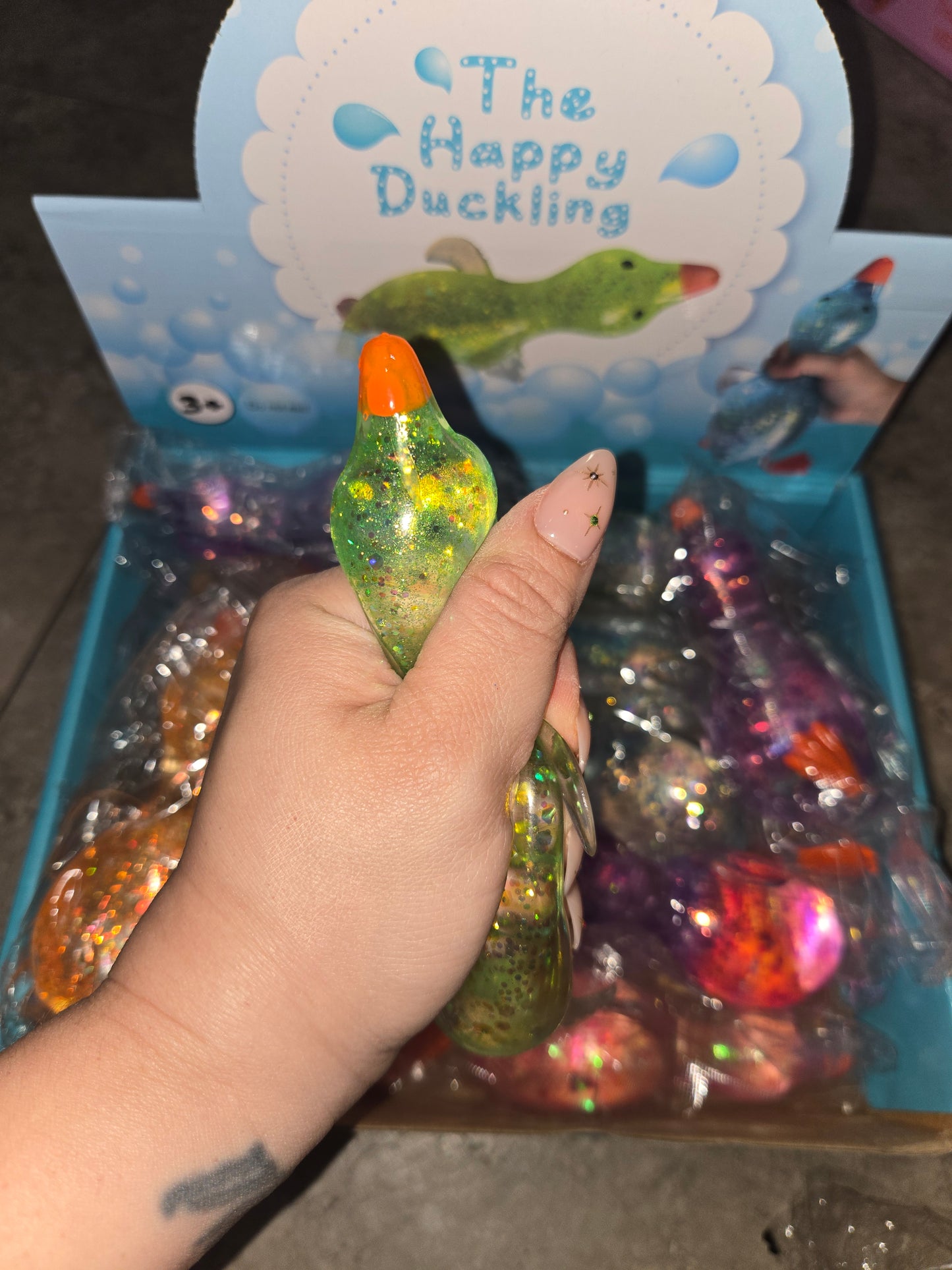 Glitter duck