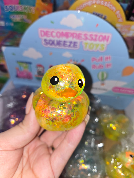 Glitter sitting duck