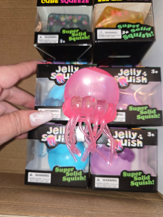 Clear jelly fish squishy
