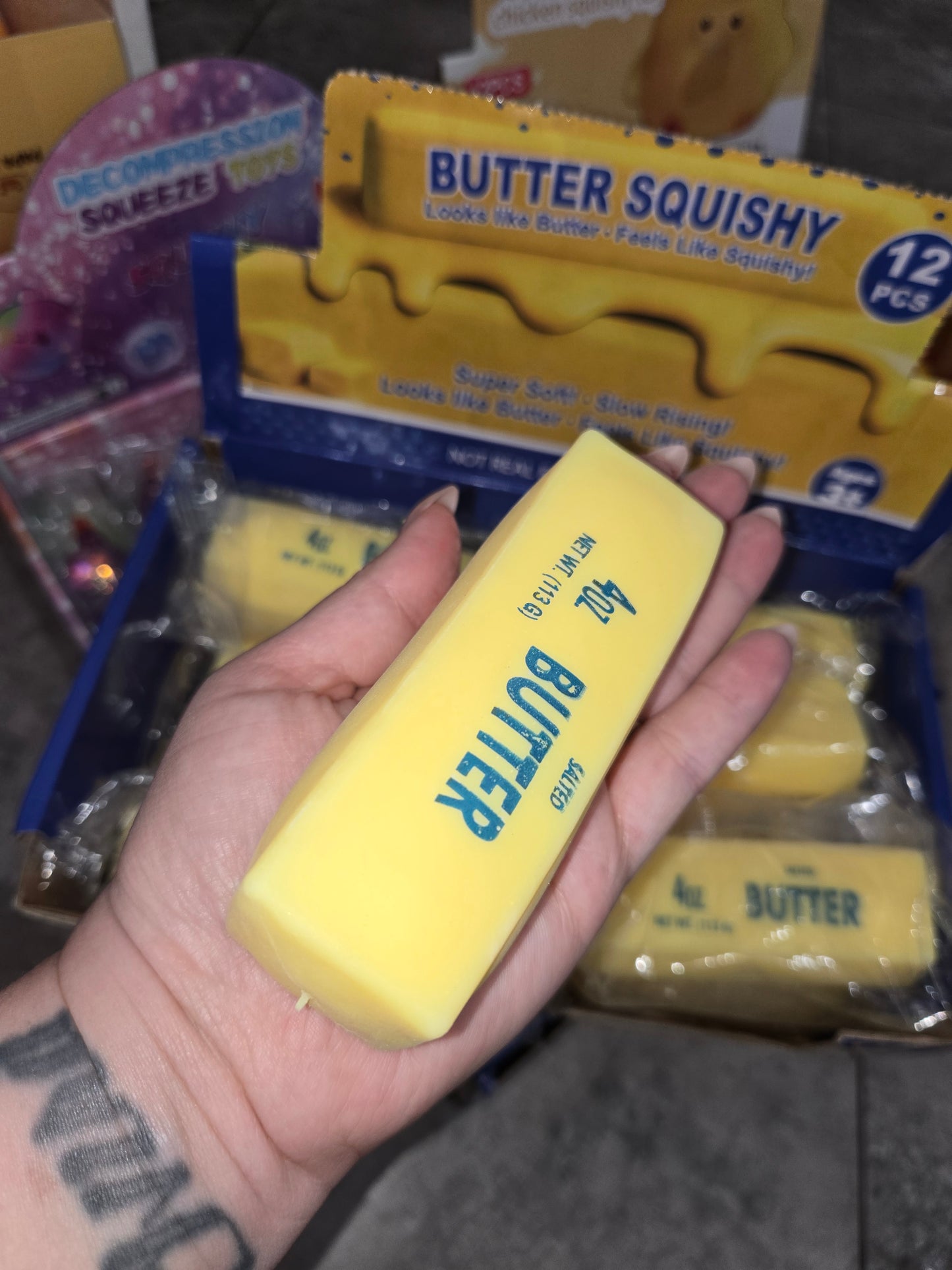 Tiny filled butter