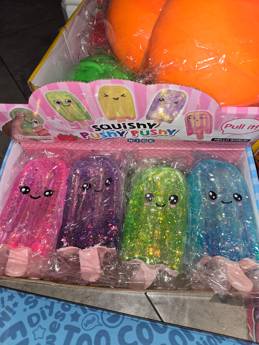 Big glitter popsicle squishy