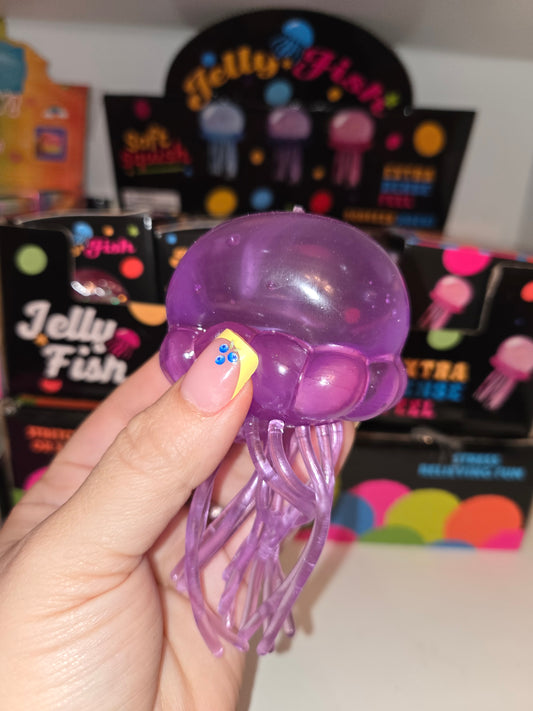 Clear jelly fish squishy