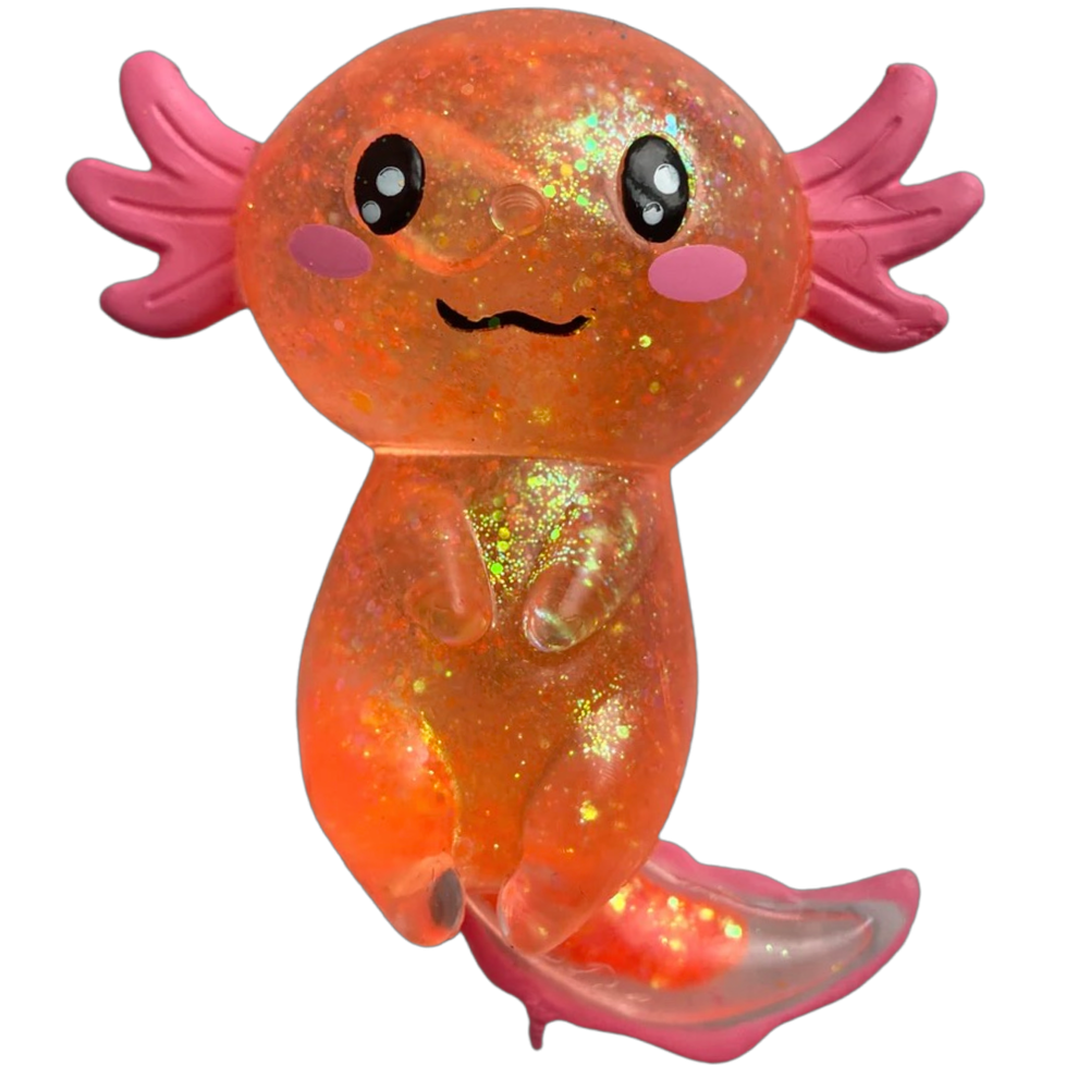 Glitter axolotl