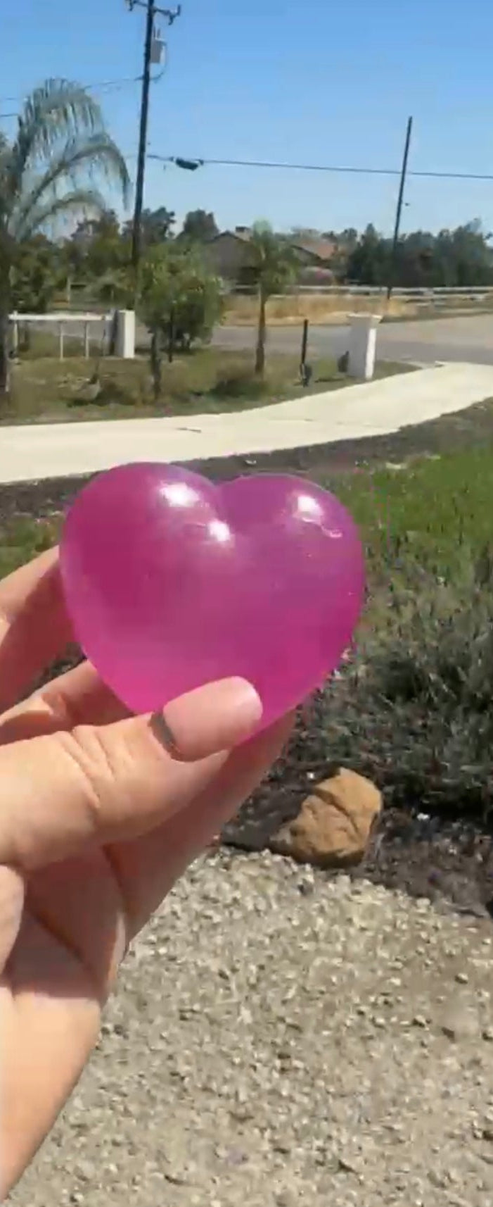 Changing color heart