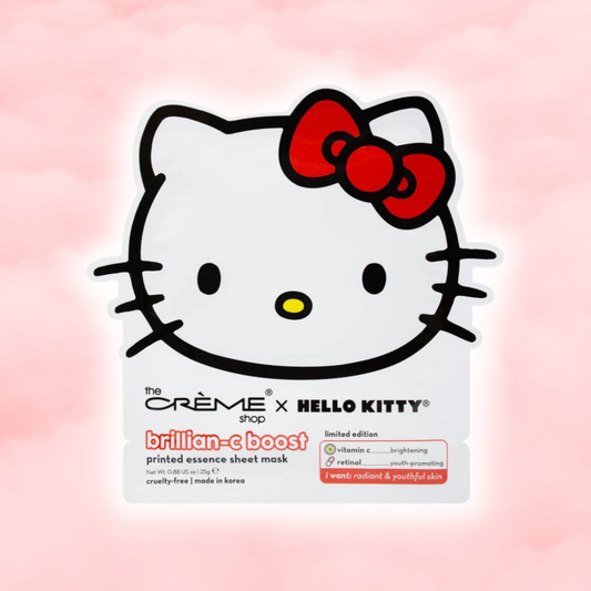 The Crème Shop x Hello Kitty Brillian-C Boost Printed Essence Sheet Mask