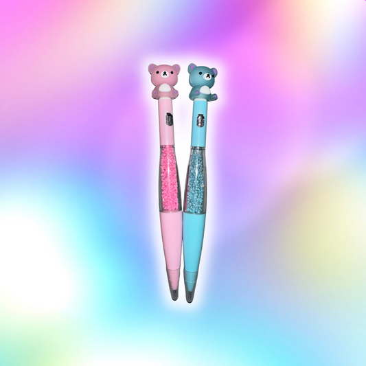 Cute bear light up pen