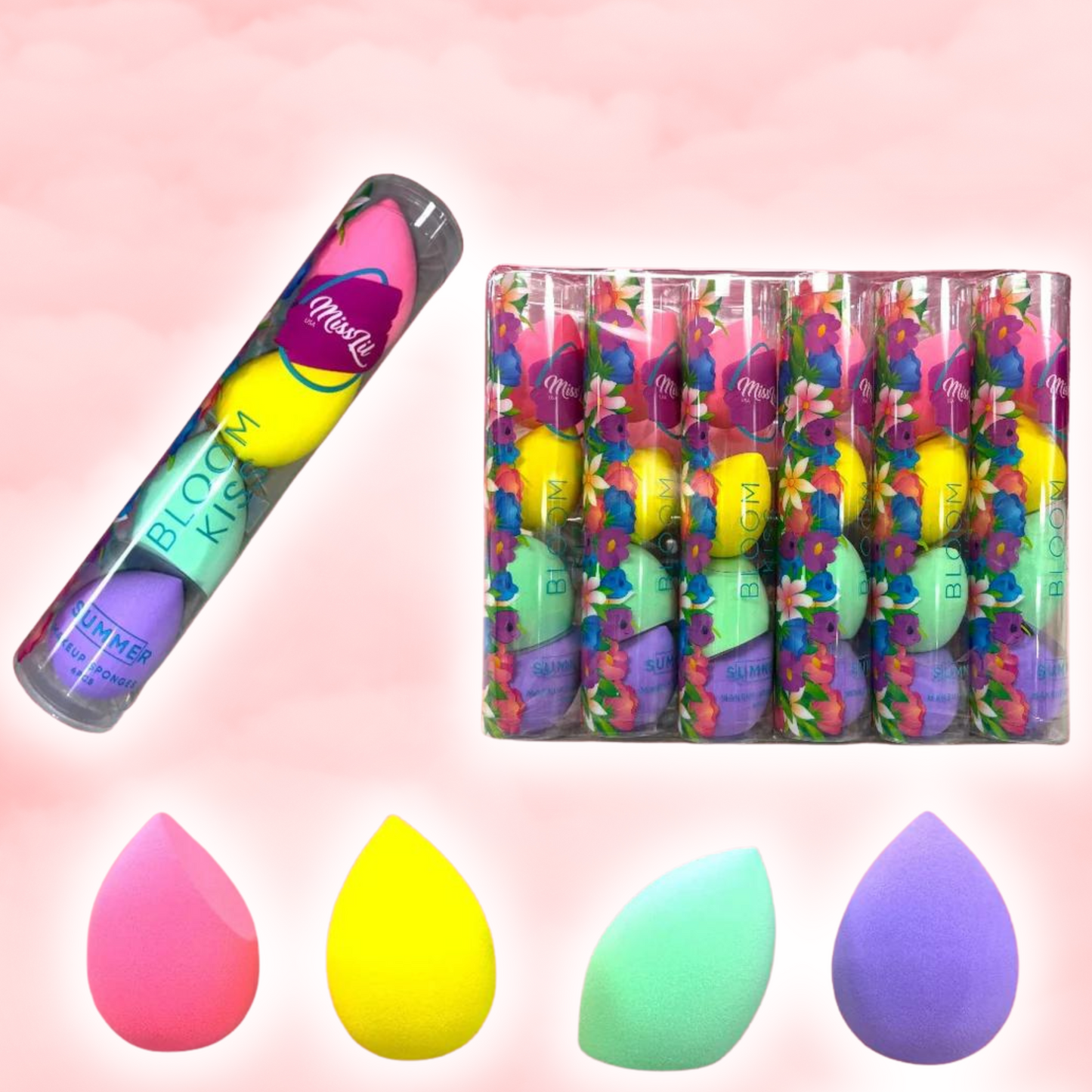 Beauty blender 4 pack pastels